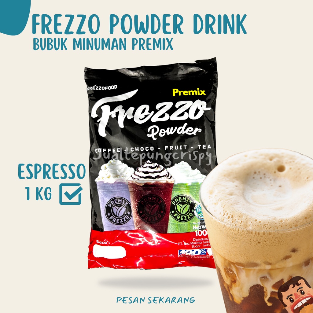 Frezzo Bubuk Minuman Rasa Espresso / Espresso Powder Drink 1 Kg