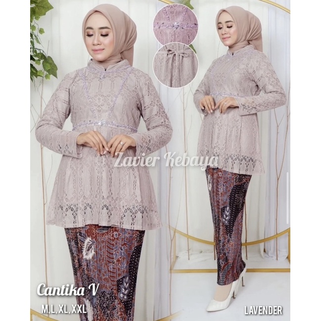 Permata Olshop / Kebaya Cantika Vie Modern / Kebaya Wisuda Payet / Kebaya Modern / Kebaya Remaja / Kebaya Brukat