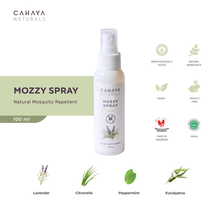 CAHAYA NATURALS Mozzy ASpray (Natural Mosquito Repellent)