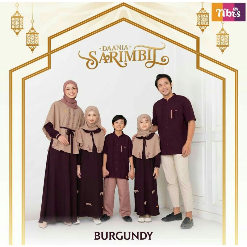 SARIMBIT NIBRAS DAANIA BURGUNDY