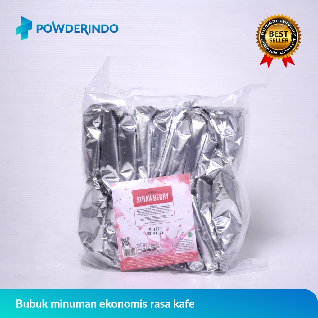 

Bubuk Minuman Milkshake Strawberry 1 Kg - Powderindo Indonesia