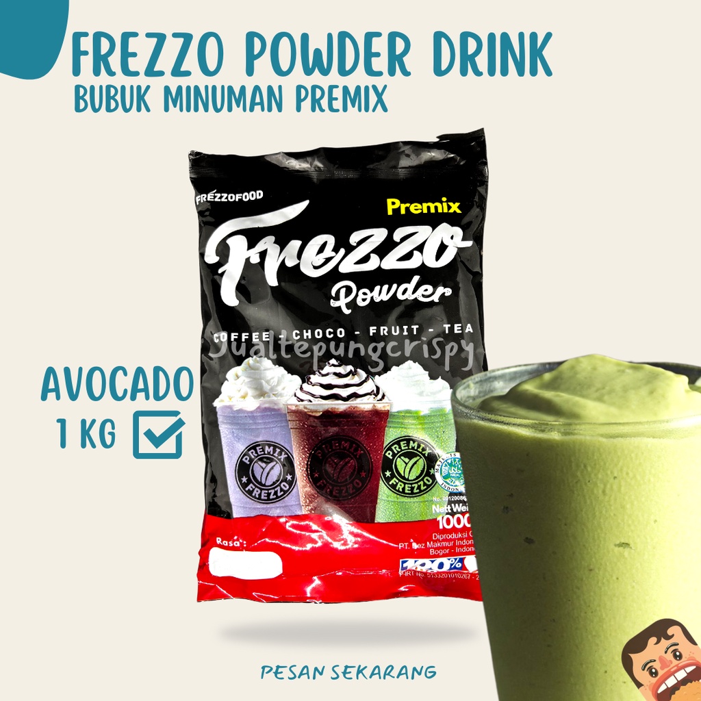 Frezzo Bubuk Minuman Rasa Avocado / Avocado Powder Drink 1 Kg