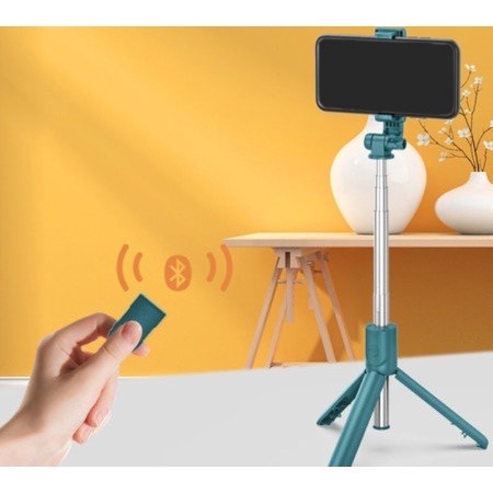 TONGSIS TRIPOD TOMSIS R1S 4 IN 1  BLUETOOTH BT WIRELESS MAKARON MACARON