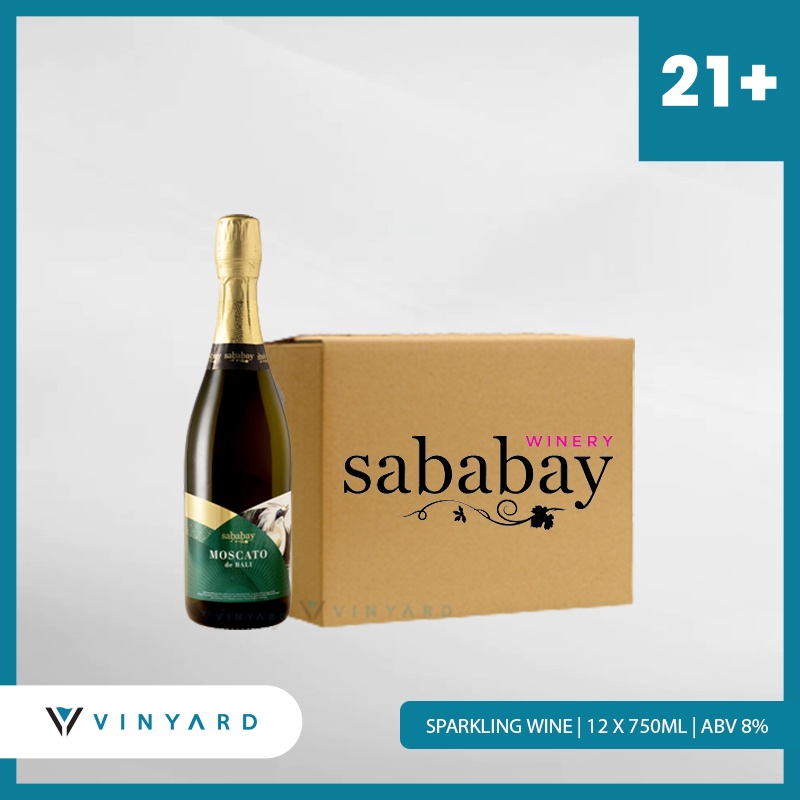 Sababay Moscato d'Bali 750 ml 1 Karton ( 12 Botol )