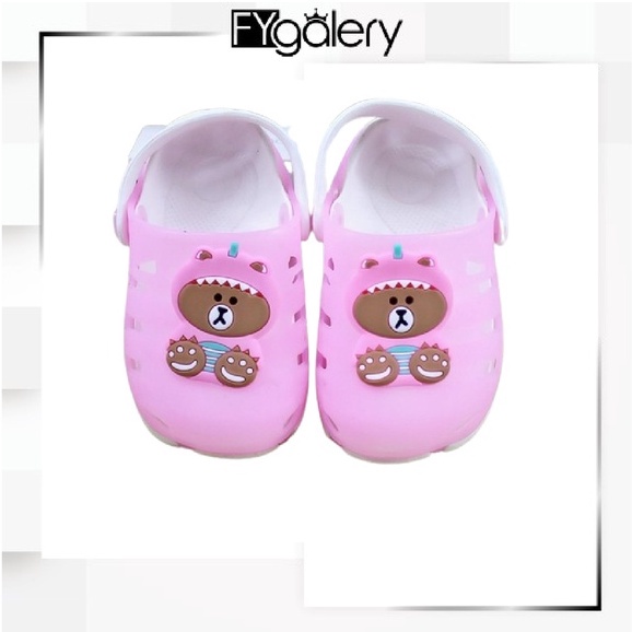 FYGALERY SH001 SANDAL ANAK CEWEK/COWOK LUCU SANDAL BAIM SANDAL SILIKON/KARET  CEWEK/COWOK LUCU