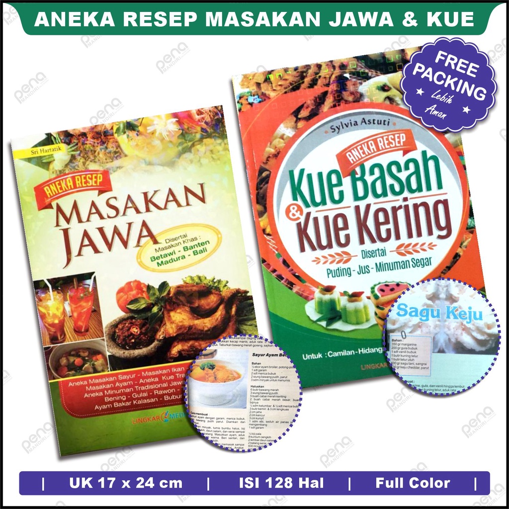 Masakan Jawa - Aneka Resep Kue Basah dan Kue Kering Lengkap