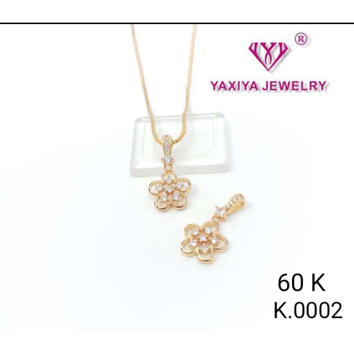 KALUNG PERHIASAN IMITASI LAPIS EMAS K.0002