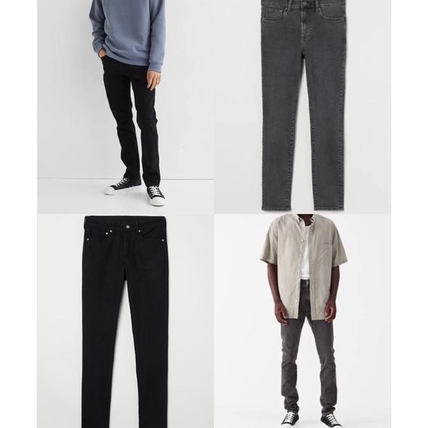 H&M SKINNY & REGULAR FIT JEANS - Celana jeans pria