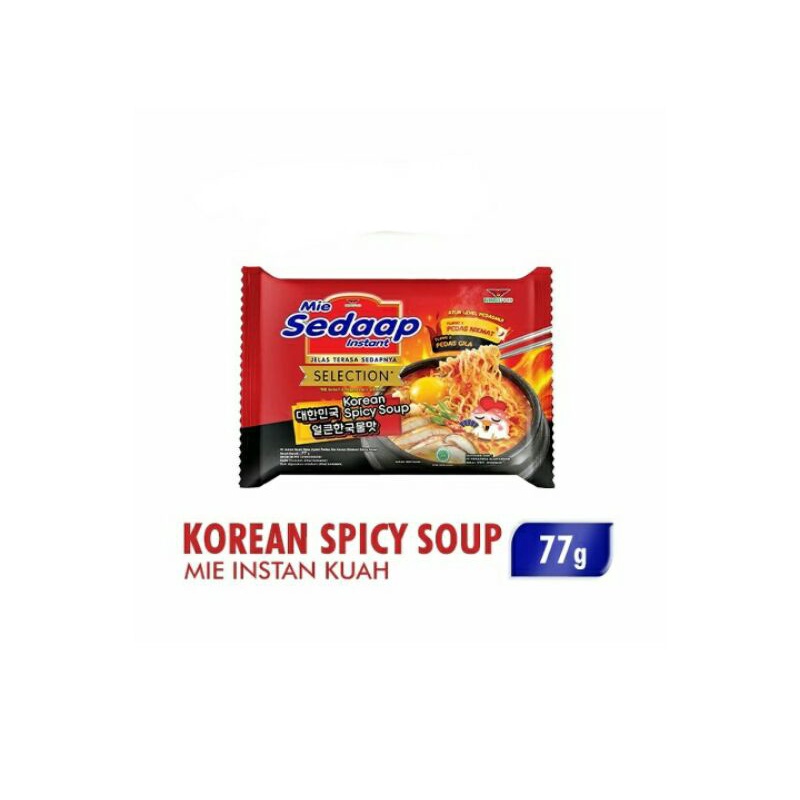 

Sedaap Mie Mie Instant Korean Spicy Soup 77g