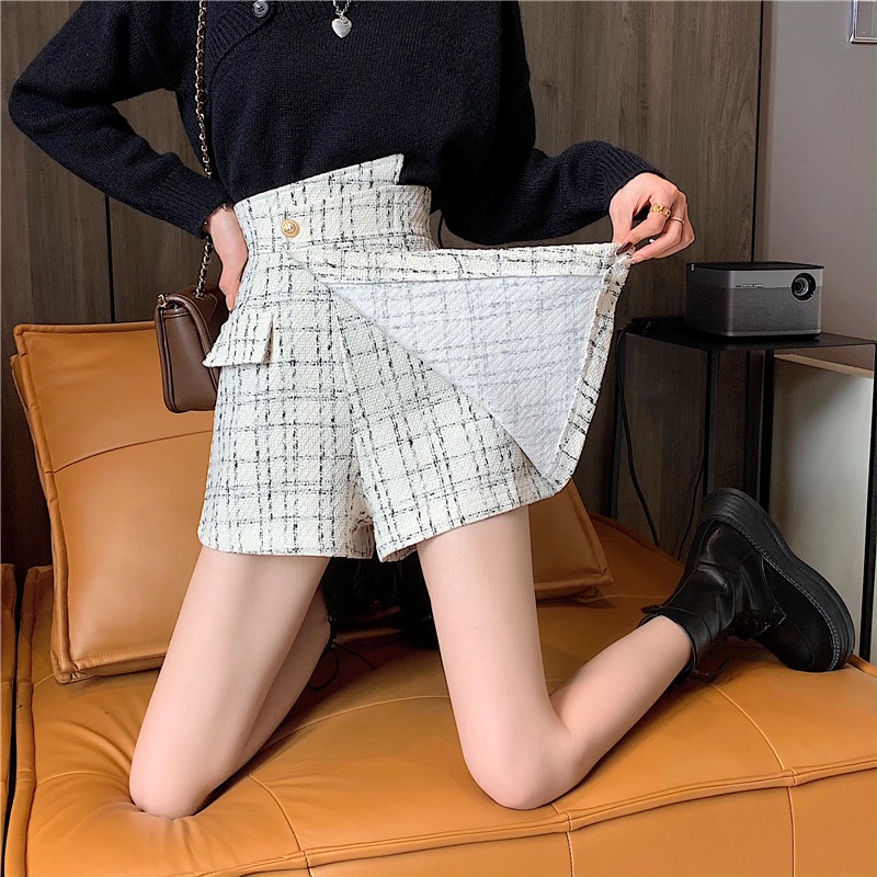 XIAOZHAINV Rok Wanita Korean Style High Waist 0732