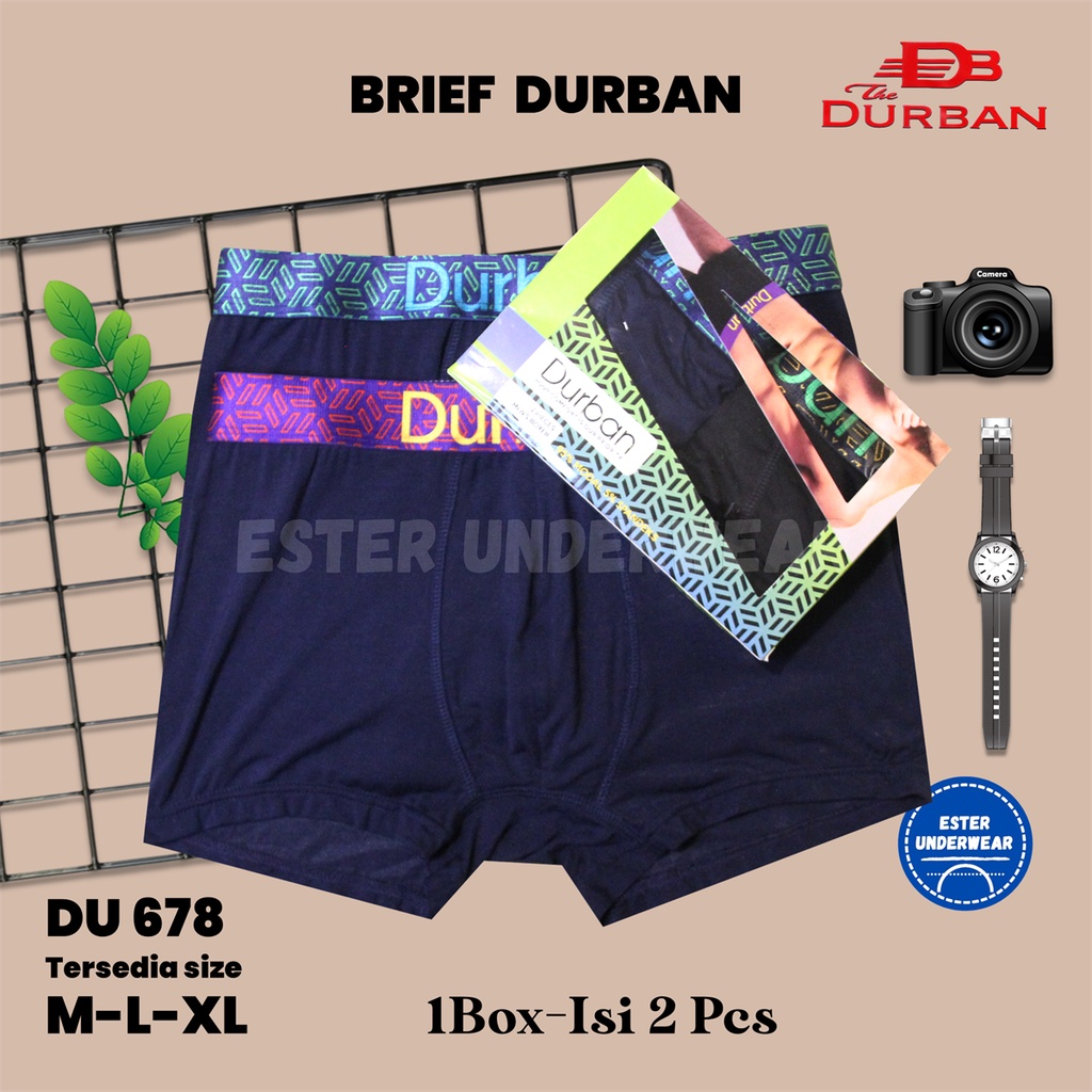 CELANA DALAM BOXER DURBAN DU 678 ISI2 Pcs