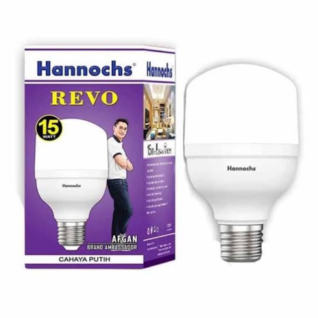 Lampu Led Hannochs Revo 15 Watt Cahaya Putih