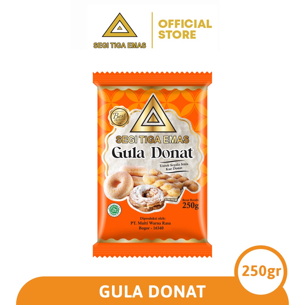 

Gula Donat Segi Tiga Emas 250gr