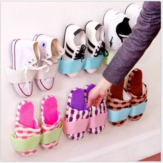 IKILOSHOP creative wall shoes rack rak sepatu dinding gantungan sandal sepatu