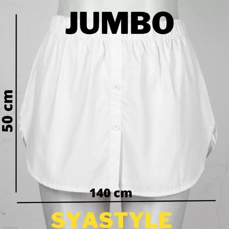 BOOMING JUMBO Miniskirt, rok mini skirt, sambungan baju, rok mini muslimah korea