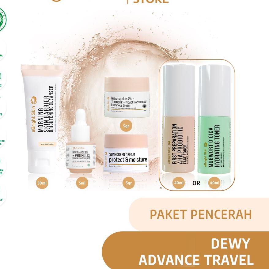 ♠ eBright Skin Paket Pencerah - Dewy Advance Travel Ω