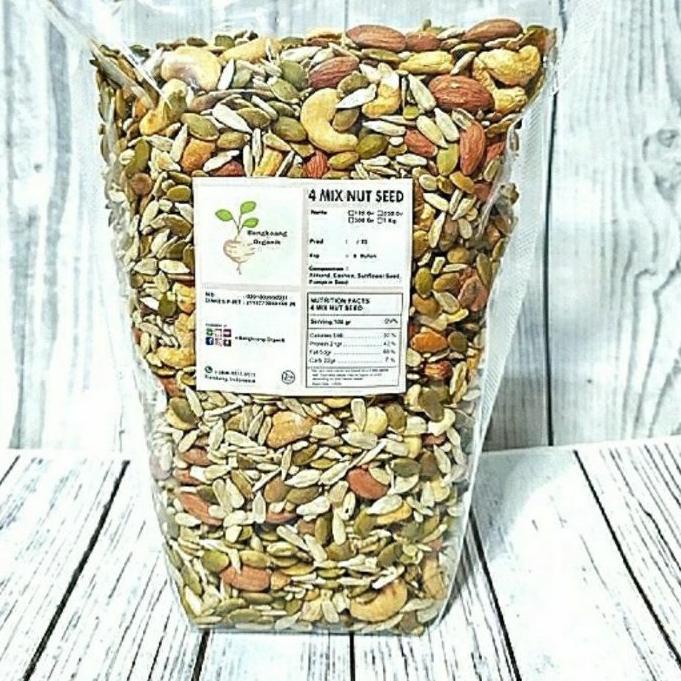 

♢ MIX NUT SEED 500gr - Almond, Cashew, Pumpkin Seed, Sunflower Seed - Roasted ✮