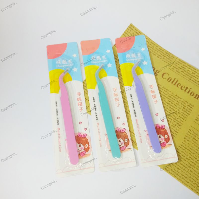 

1 pcs pinset / pinset warna / pinset stiker / tweezers sticker / pinset journal sticker