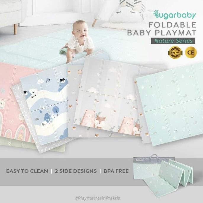 Sugar Baby Foldable Baby Playmat / Karpet Lipat Playmat Lipat Bayi