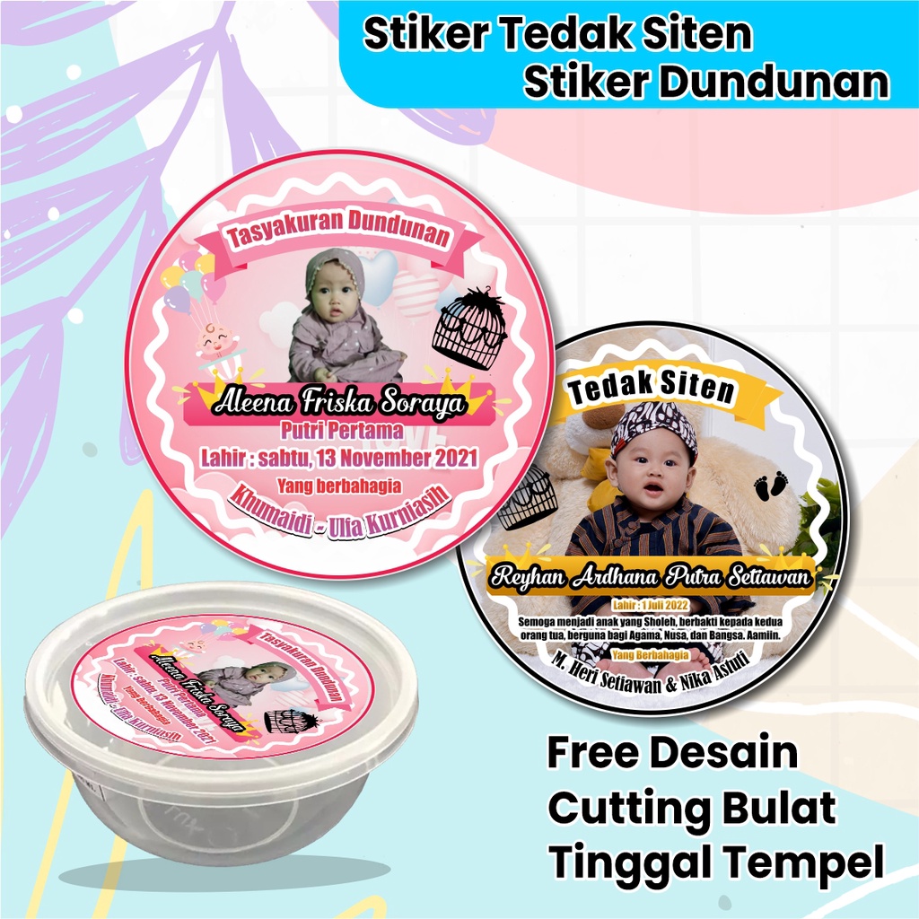 

Stiker Dundunan Stiker Tasyakuran Tedak Siten