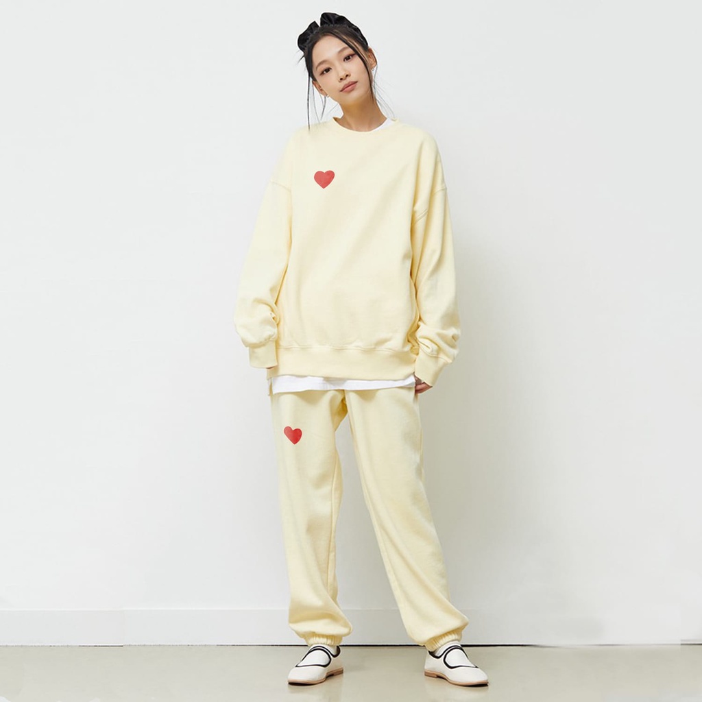 SET STROM MINI LOVE BORDIER | SET SETELAN SWEATER JOGGER