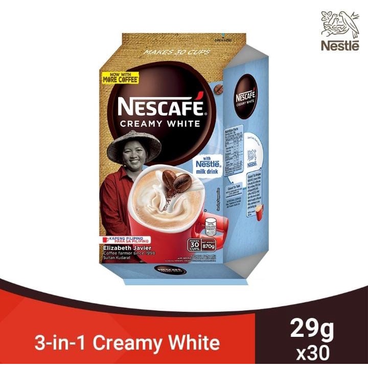 

NESCAFE CREAMY 3IN 1/DOUBLE LATTE/BLACK ROAST/MOCHA LATTE/STRAWBERRY LATTE