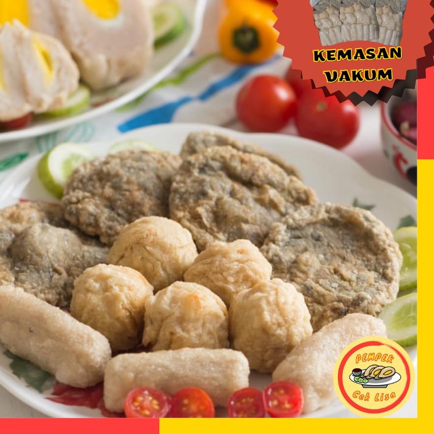 

♘ PEMPEK PALEMBANG KECIL PAKET CAMPUR ISI 30PCS + CUKO PEMPEK FROZEN MAKANAN BEKU FROZEN FOOD ✲