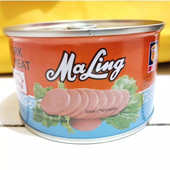 

HAM MALING / LUNCHEON MEAT PORK KALENG MEREK TTS (397 GR) BESAR