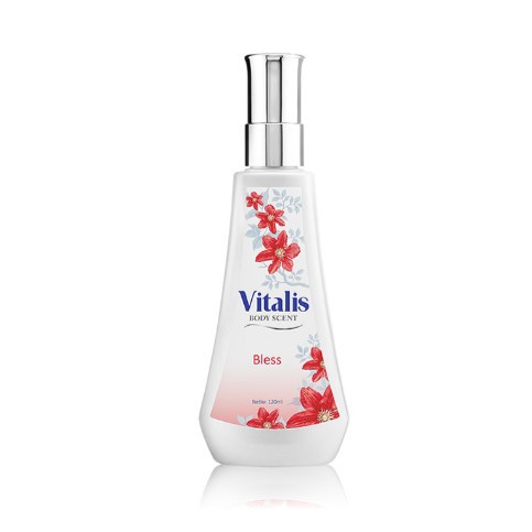 MFI - Vitalis Body Scent Spray Botol Plastik 120 ML | Parfum Tubuh