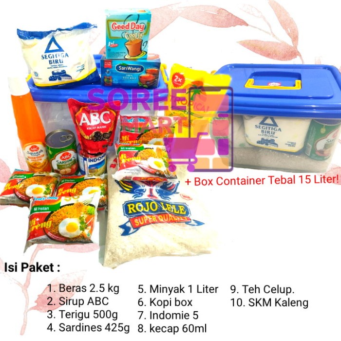 

Paket Sembako Lengkap Box Free Ongkir 027