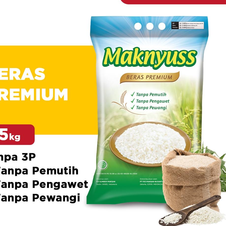 

Diskon HebohCc1C6 Maknyuss Beras Premium 5 kg