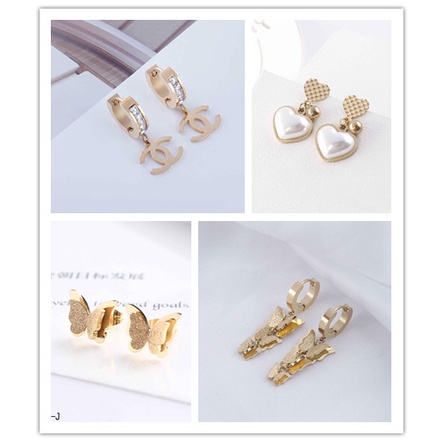 Anting Titanium Permata Cantik Perhiasan Wanita 2051/995/7923/1714