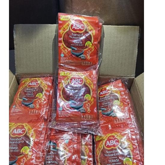 

Wow banget SAOS SAMBAL ABC ASLI /SAMBAL NUSANTARA TERASI / GEPREK / EXTRA PEDAS / 1 RENTENG ISI 10 PCS 20gram