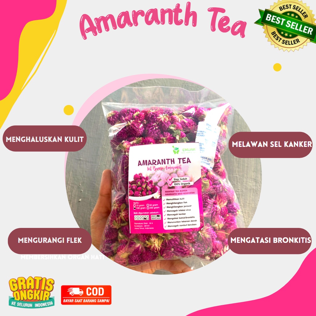 

TEH GLOBE AMARANTH TEA ORGANIC PREMIUM