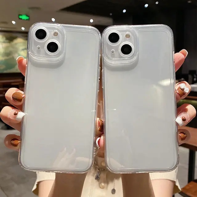 Clear Case Airbag Iphone 5 5s SE 6 6s 6 Plus 6s Plus7 8 7 Plus 8 Plus X Xs XR Xs Max SE 2020 Silikon Bening Four Sided Lentur Lembut Anti Jamur