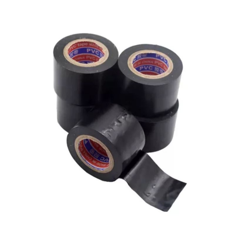 Lakban ac dengan lem gtape lebar 4cm X10MTR WARNA HITAM DANPUTIH ( ducht tape +l em) JKRT