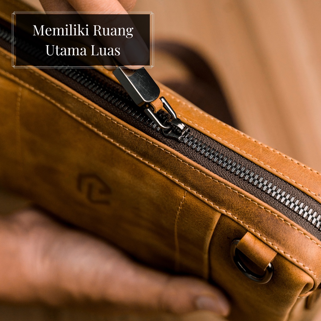 Tas Selempang Multifungsi Fashion Cowok Terkini dan Kekinian Handbag Clutch Cowok Cewek Terbaru - BERLIN MULTIBAG