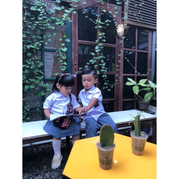 Baju Kostum Seragam Sekolah Anak Perempuan Bocil