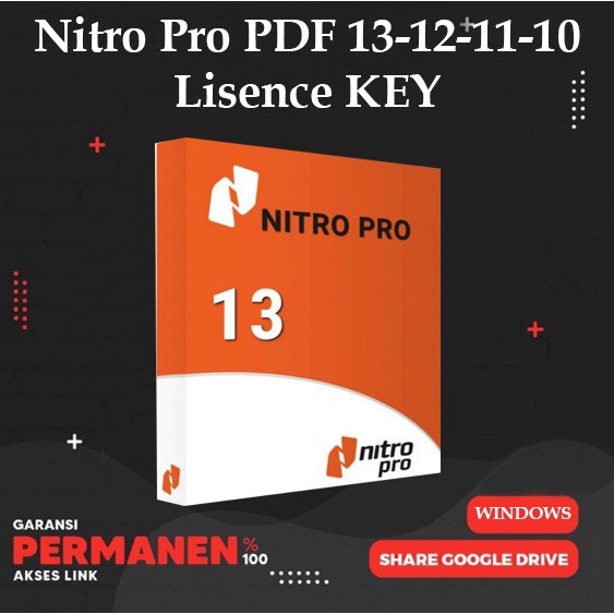 Lisensi Key NITRO PRO PDF 13 Full Version Lifetime