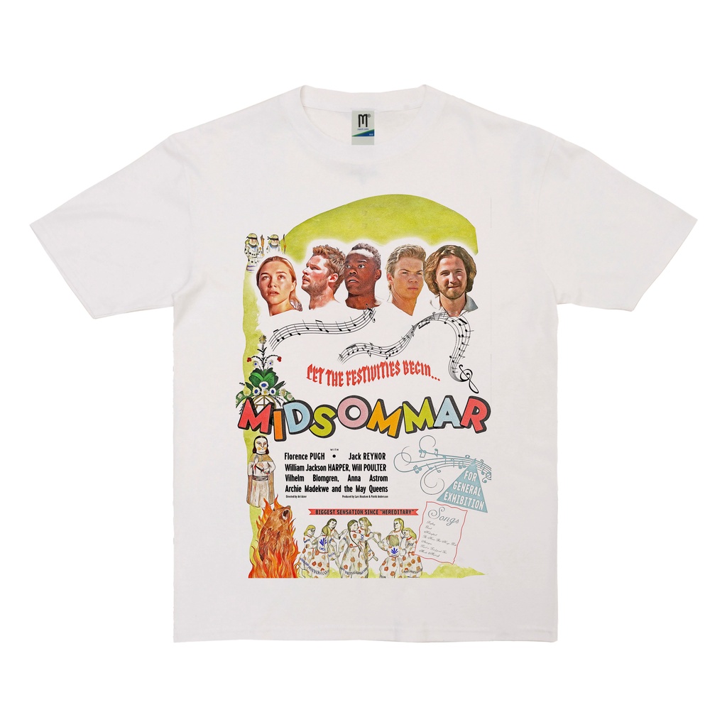 KAOS MIDSOMMAR VINTAGE | T-SHIRT MIDSOMMAR | MIDSOMMAR PUTIH
