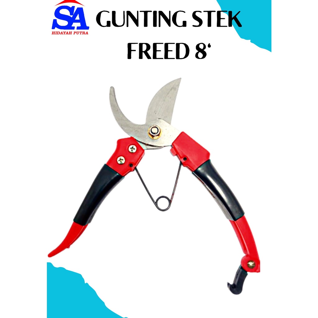 GUNTING STEK FREED 8''  gunting stek batang gunting steak pohon dahan gunting stek kopi gunting kebu