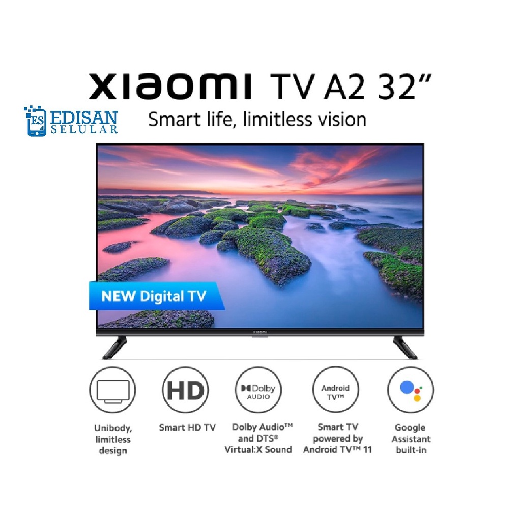 Xiaomi MI TV A2 32 Inci - Garansi Resmi - KHUSUS JABODETABEK