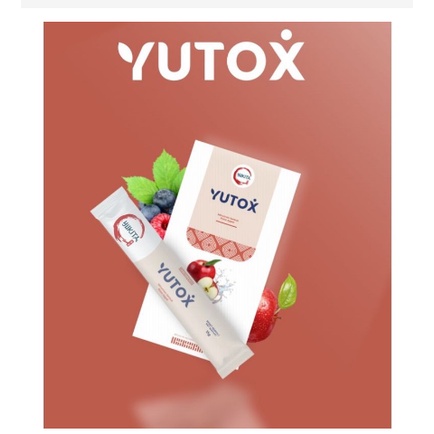 

YUTOX Minuman Serbuk Rasa Apel harga 1 bok @15g original