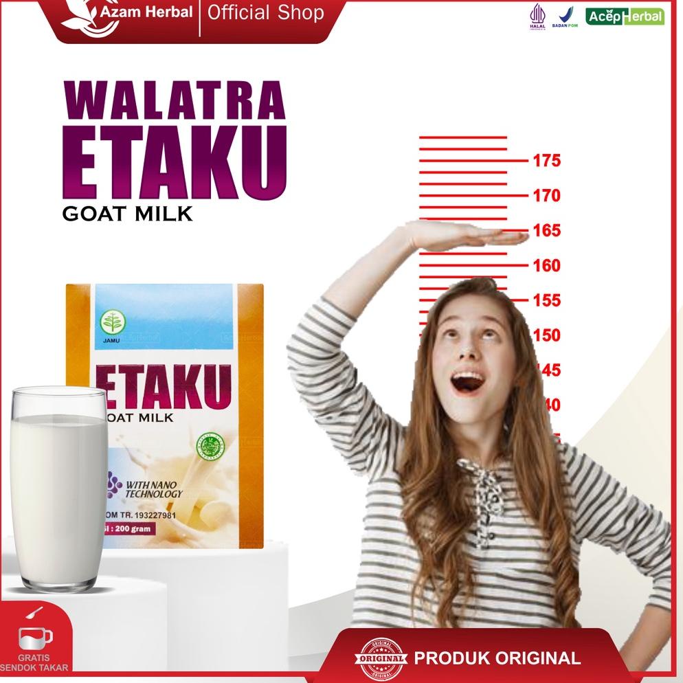 

❤[PROMO ⚡ALE!!!]❤ Susu Peninggi Badan Anak Remaja dan Dewasa Walatra Etaku Goat Milk Asli BPOM