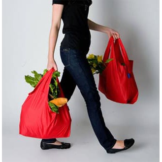 Tas Belanja Supermarket Lipat Unik Praktis / Tas Belanja Ukuran Besar / Baggu Bag