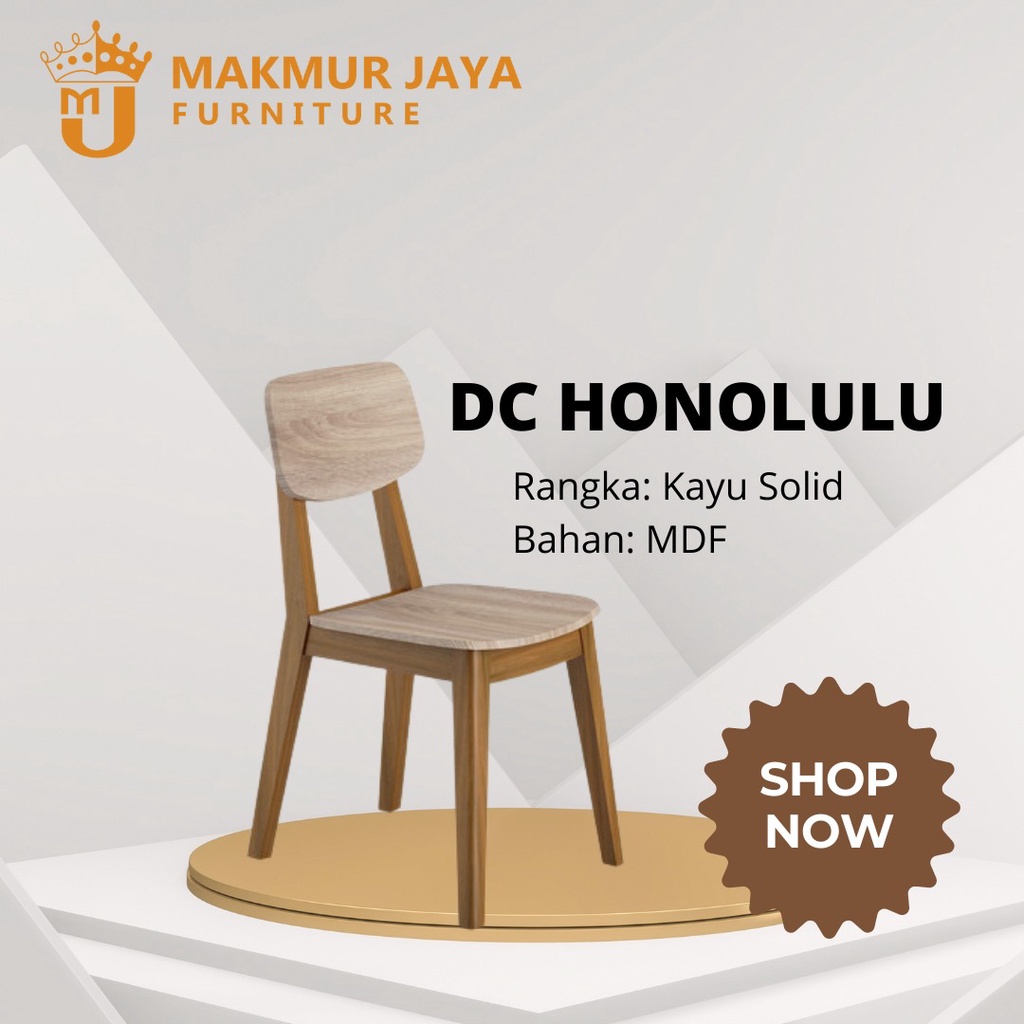 KURSI MAKAN DINING CHAIR DC HONOLULU SIANTANO