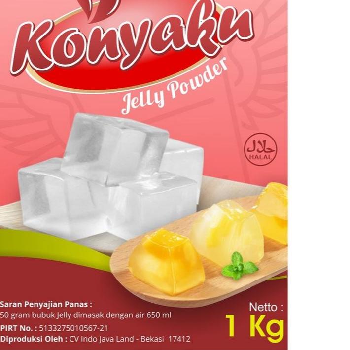 

☼ KONYAKU JELLY 1KG Seperti Nutrijel Bening Ekonomis ✾