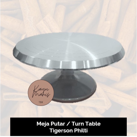 Alat Meja Putar Turntable Tigerson Philti Dekorasi Kue Cake Decorating
