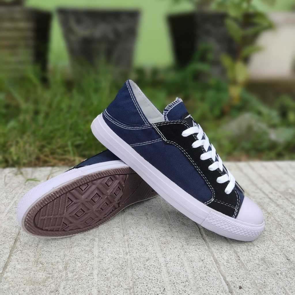 TERMURAH Sepatu Casual Santai Main Canvas Sneakers Klasik Dewasa Remaja Pria Kekinian Keren Untuk Kuliah Kerja Fashion Trendy