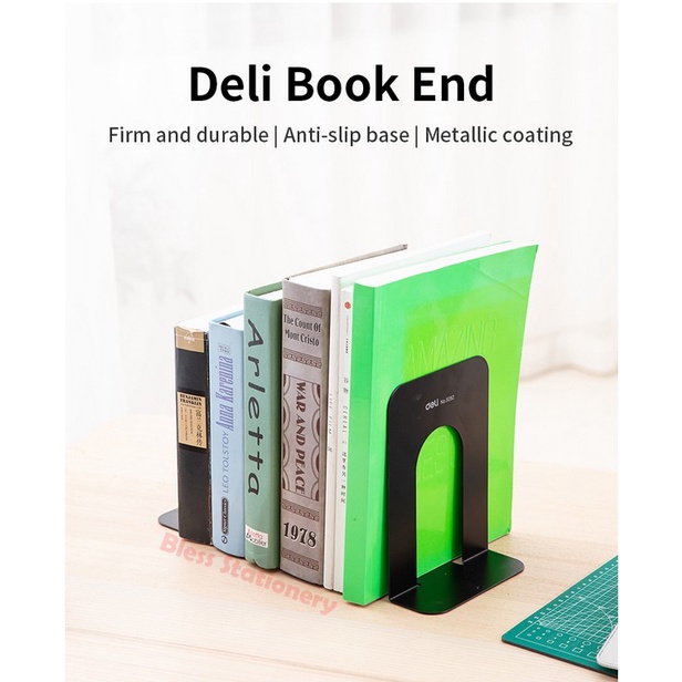 

Terlaris Deli Book End / Penahan Buku Pembatas Buku (E9262)